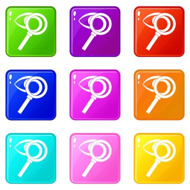 Büyüteç göz ile 9 ayarla