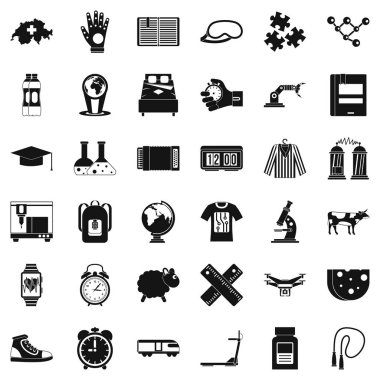 İsviçre Icons set, basit tarzı