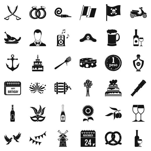 Alkol Icons set, basit tarzı