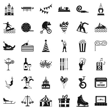 Sergi Icons set, basit tarzı