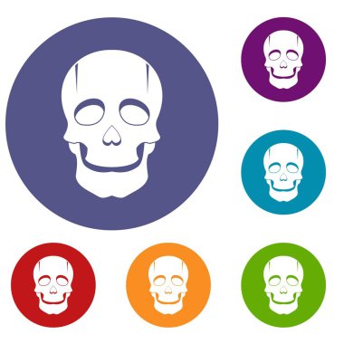 Şarkıcı maskesi Icons set