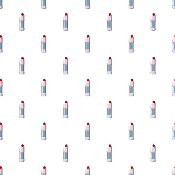 Botella de plástico de patrón de detergente — Vector de stock