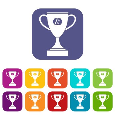 Kazanan Kupası Icons set