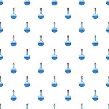 Mavi şişe iksiri desen