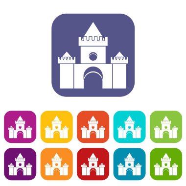 Fairytale kale Icons set