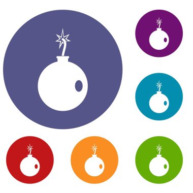 Top mermisi Icons set