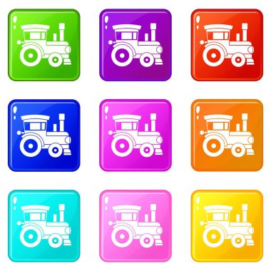 Oyuncak tren 9 ayarla