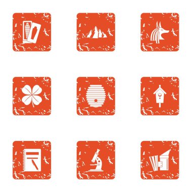 Bozulmamış simgeler kümesi, grunge tarzı