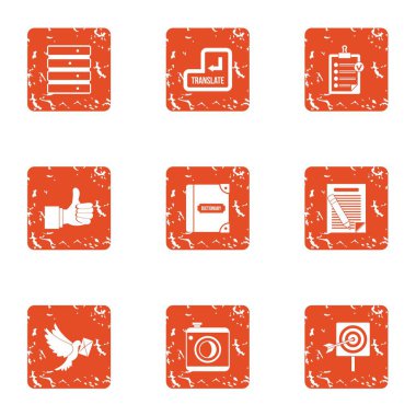 İletim simgeler kümesi, grunge tarzı