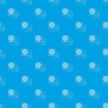 Sistem fanı ve boru desen vektör kesintisiz mavi