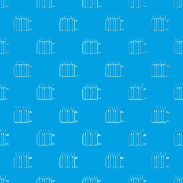 Isıtma pil desen vektör kesintisiz mavi
