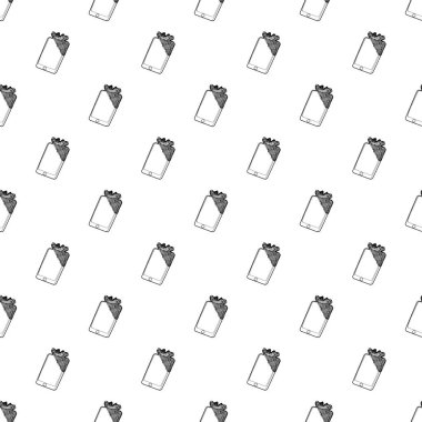 Gadget'ı yapıştırılmış tazminat simgesi, anahat stili