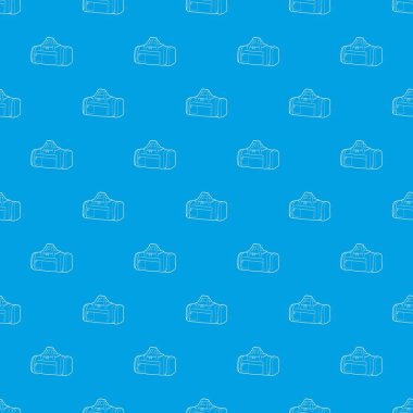 Tenis çantası modeli vektör kesintisiz mavi