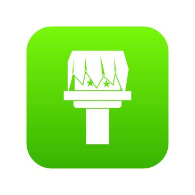 Kutu sihirli simgesi dijital yeşil