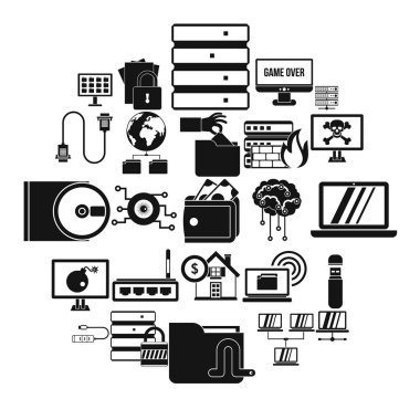 Optik Sürücü simgeler kümesi, basit tarzı