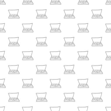 Pizza simgesi, anahat stili