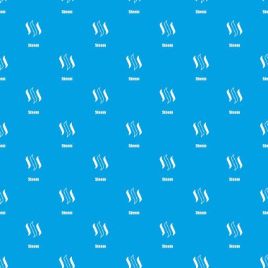 Steem desen vektör kesintisiz mavi