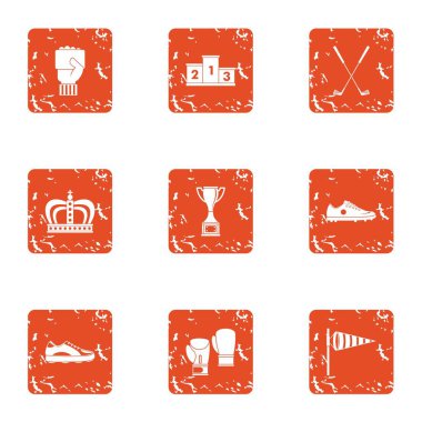 Tırmanış simgeler kümesi, grunge tarzı