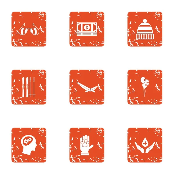 Dole Icons set, grunge tarzı