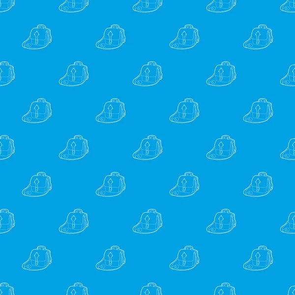 Posta çantası modeli vektör kesintisiz mavi