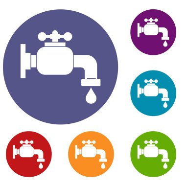 Su dokunun Icons set