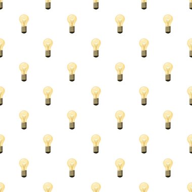 Parlak sarı ampul deseni