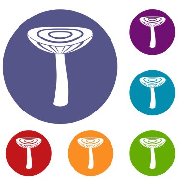 Mantar sade Icons set