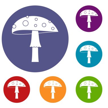 Amanita Icons set