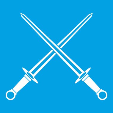 Kılıç simgesi beyaz