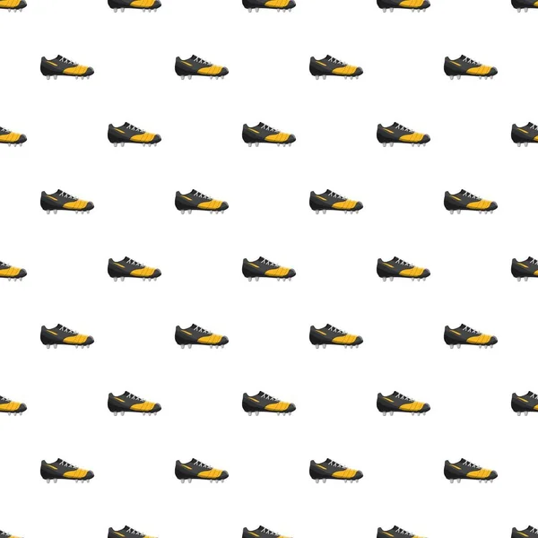 Kırmızı ve sarı futbol ya da futbol ayakkabı modeli — Stok Vektör