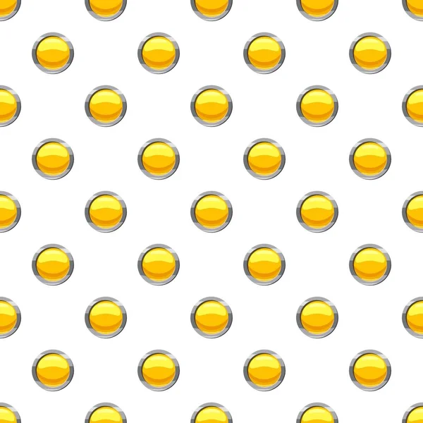 Modèle de bouton jaune — Image vectorielle