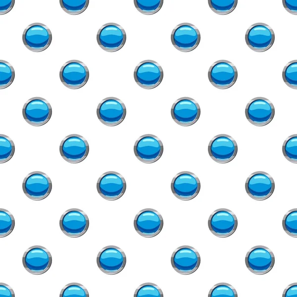 Patrón de botón azul círculo — Vector de stock