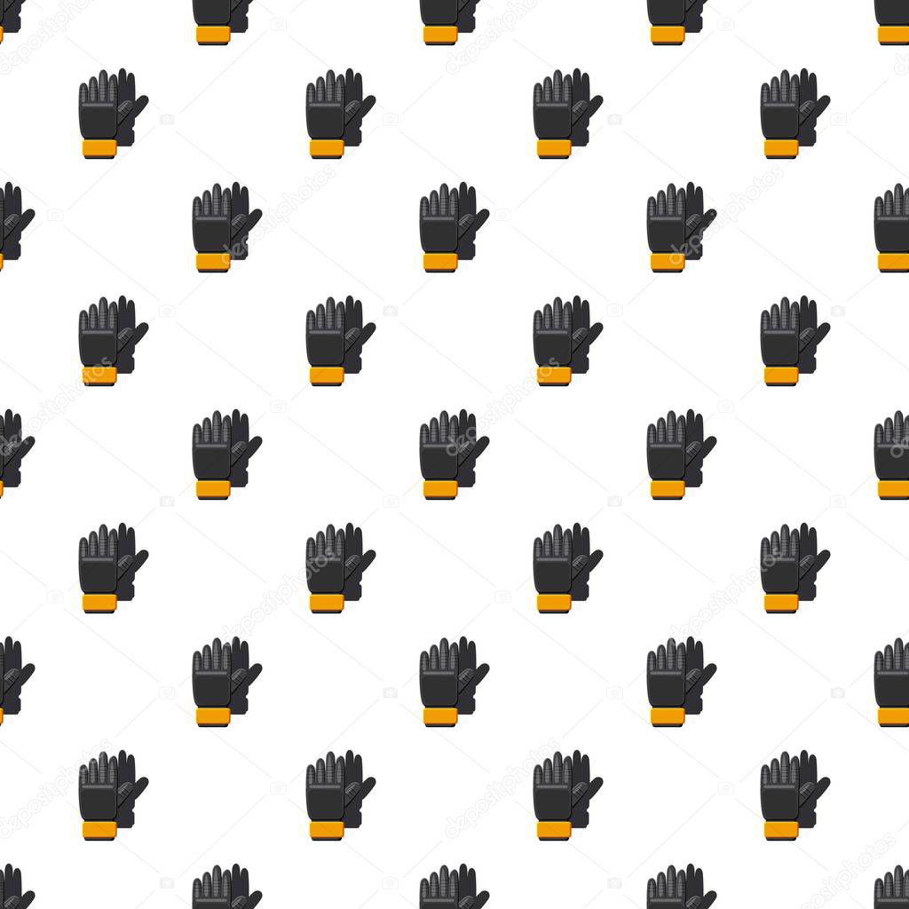 Black soccer gloves pattern