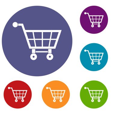 Alışveriş arabası simgeleri ayarlandı