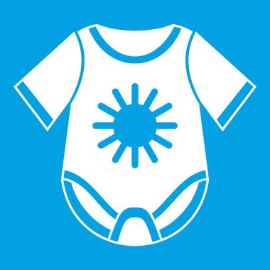 Bebek elbise simgesi beyaz