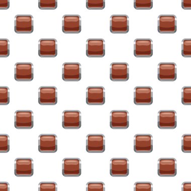 Broun kare düğme desen