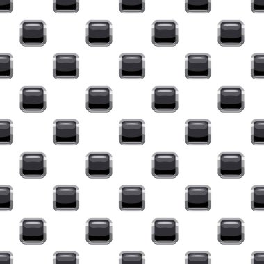 Siyah kare düğme desen