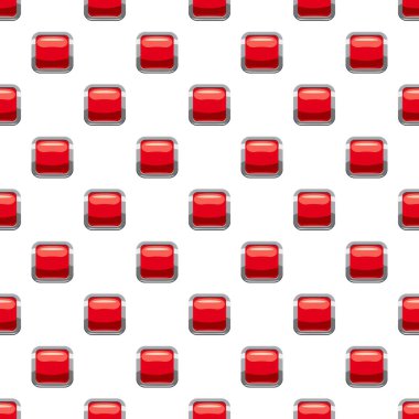 Kırmızı kare düğme desen