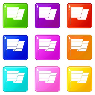 9 İspanya bayrağı ayarla