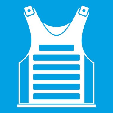 Paintball yelek simgesi beyaz