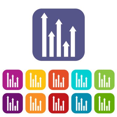 Ok simgeleri büyüyen ters ayarla