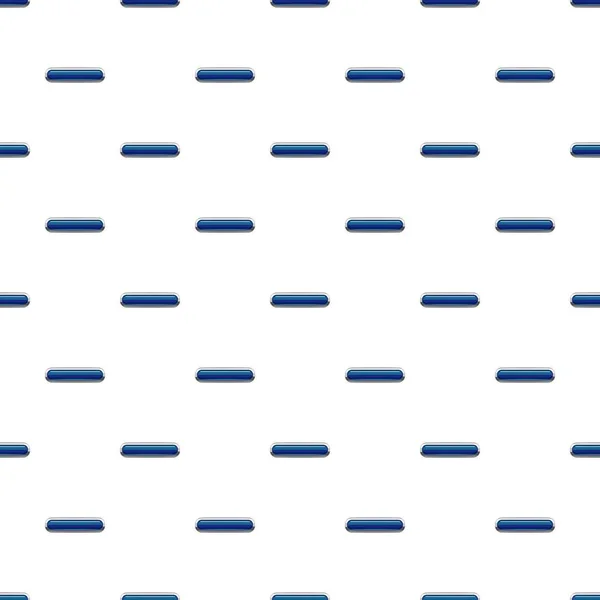 Blaues rechteckiges Knopfmuster — Stockvektor