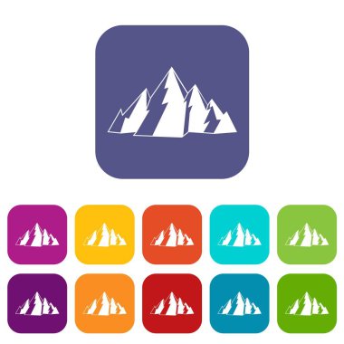 dağ Icons set