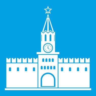 Rus kremlin simgesi beyaz