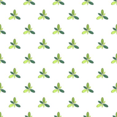 yeşil yapraklar desen