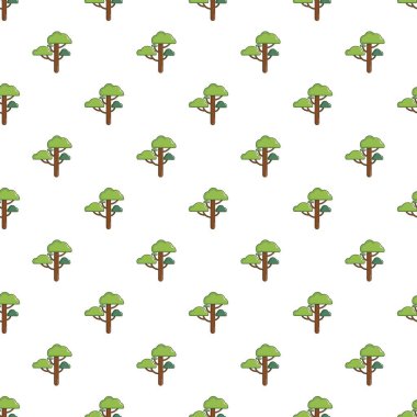 Yeşil ağaç desen
