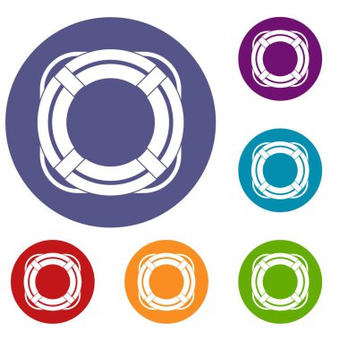 Lifebuoy Icons set