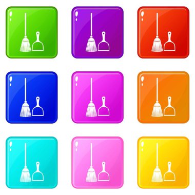 Süpürge ve faraş 9 ayarla