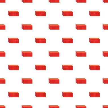 Kırmızı kargo konteyner desen