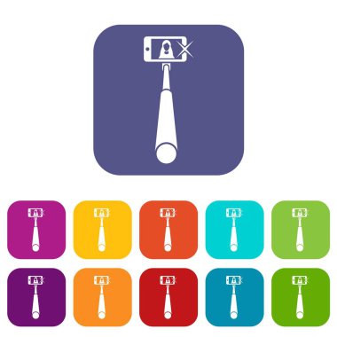 Hareket eden telefon simgeleri sopayla Selfie ayarla